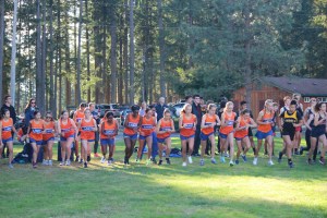 Girls on the line at Frontier Park